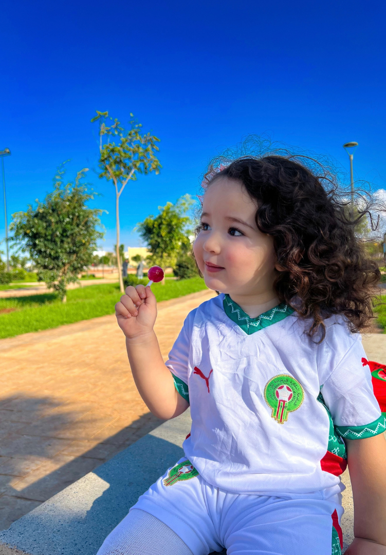 Maillot Enfant Maroc 2025 avec Short Officiel