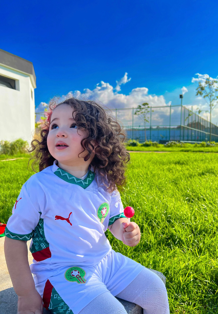 Maillot Enfant Maroc 2025 avec Short Officiel