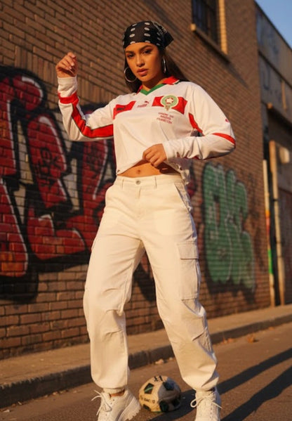 Maillot avec manches de l'équipe nationale du Maroc 1998