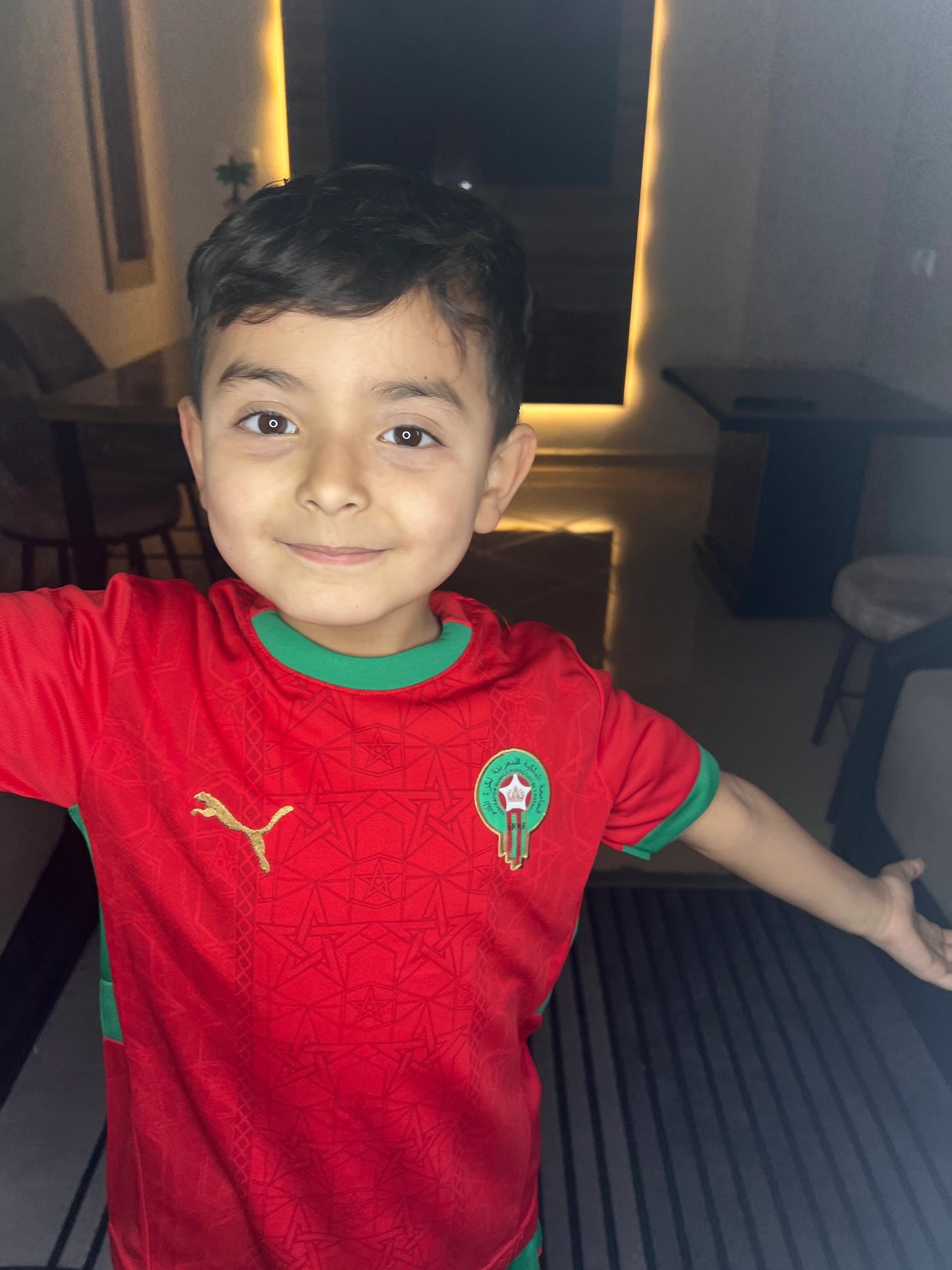 Maillot Enfant Maroc 2025 avec Short Officiel